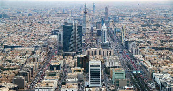 Scenery of Riyadh in Saudi Arabia