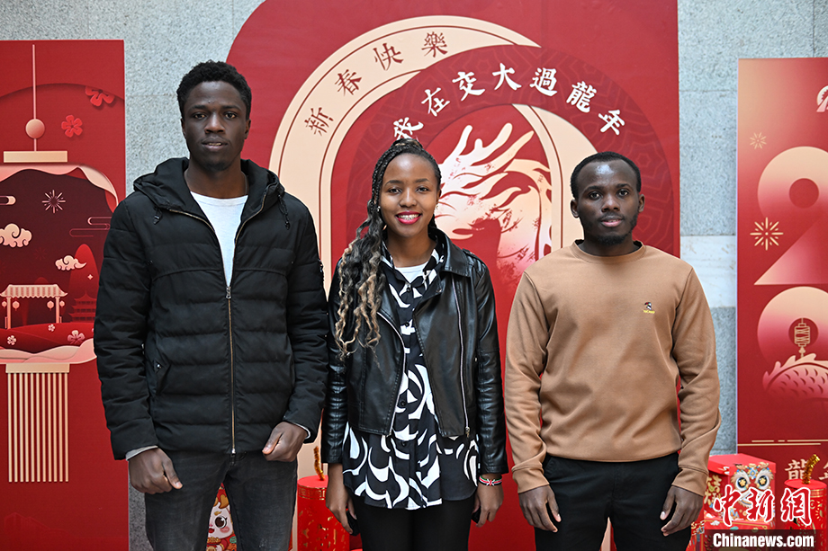 Representatives of Kenyan students and alumni at Beijing Jiaotong University
