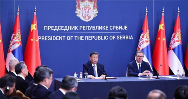 Xi, Vucic jointly meet press in Belgrade