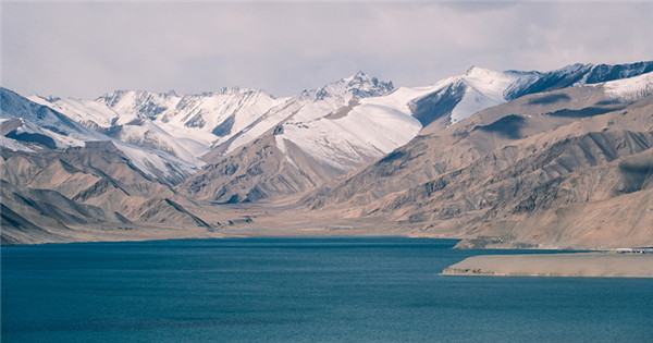 Magnificent landscape of Baisha Lake in Xinjiang