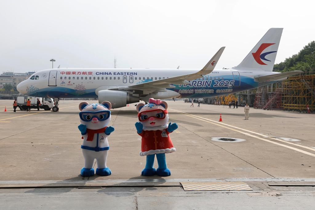 China Eastern unveils 9th Asian Winter Games themed aircraft