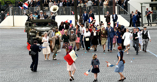 Ceremony commemorating 80th anniv. of WWII victory in Europe held across Europe