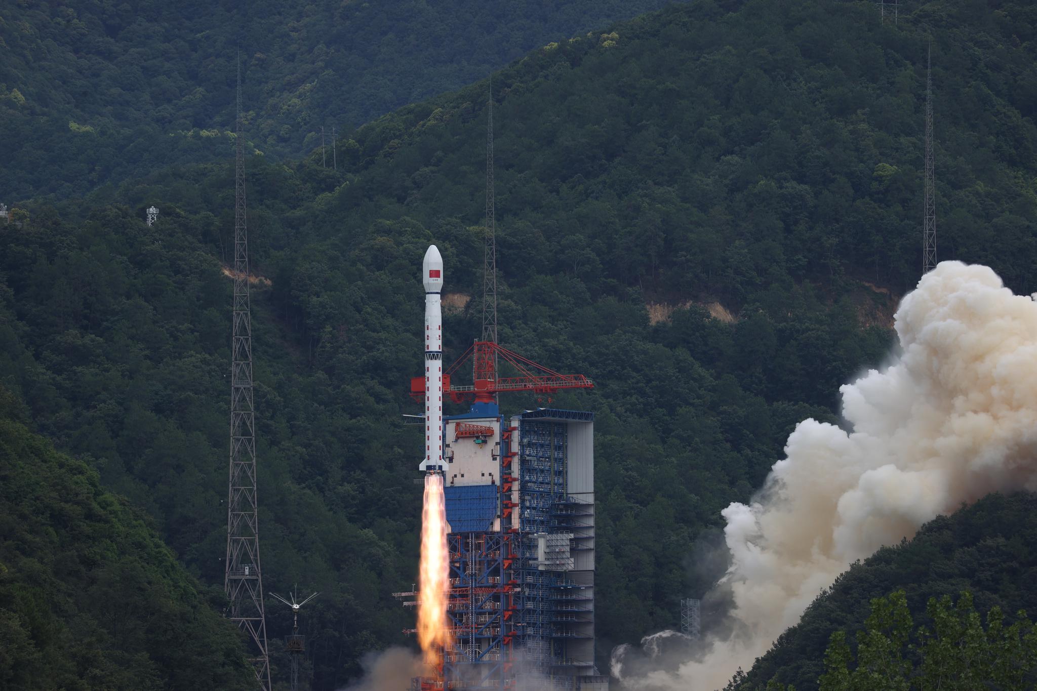 China launches new test satellite