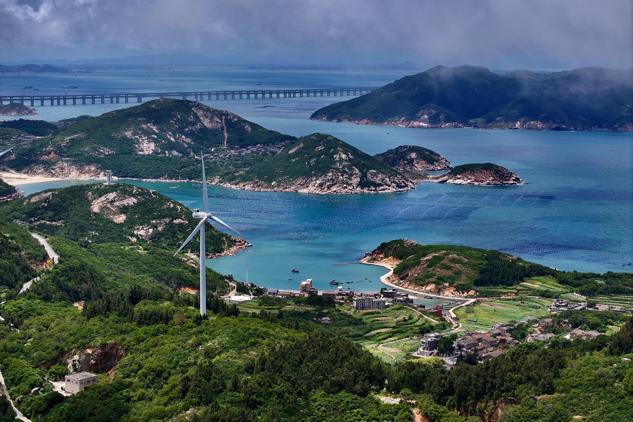 Coastal scenery of Pingtan Island in Fujian