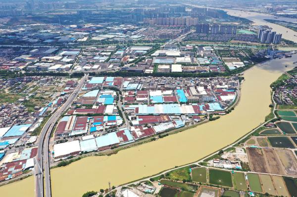 &nbsp;The transformation of a home appliances industrial park in Zhongshan's Huangpu town (before renovation) showcases the city's push to modernize its manufacturing sector. (PROVIDED TO CHINA DAILY)