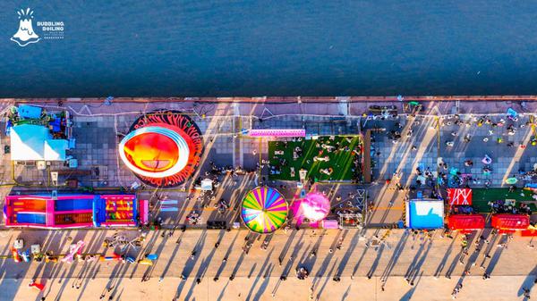2025 Bubbling &Boiling Music &Arts Festival in Tianjin /Photo provided to CGTN