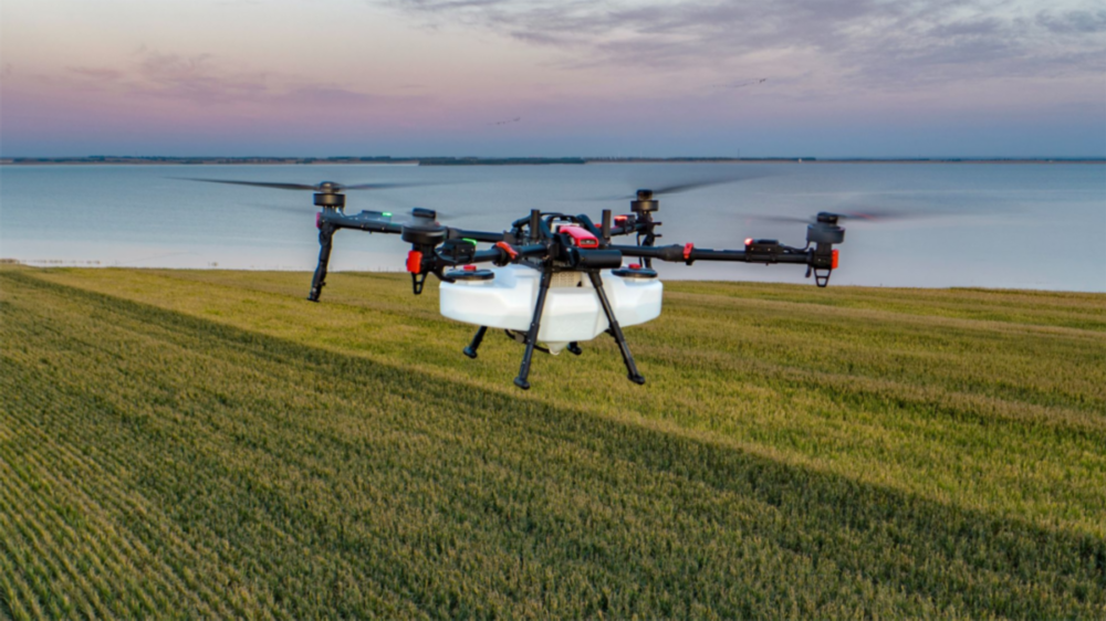 &nbsp;XAG Co Ltd, one of China's largest smart agricultural drone makers, unveils a new generation of agricultural robot products during an annual technology conference in Guangzhou, the capital of Guangdong province. [Photo provided to chinadaily.com.cn]