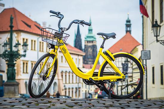 Chinese bike-sharing company Ofo Inc announced its official launch in four European countries — the Czech Republic, Italy, Russia and the Netherlands — as the company ramps up efforts to expand its booming cycle empire globally. (Photo provided to chinadaily.com.cn)