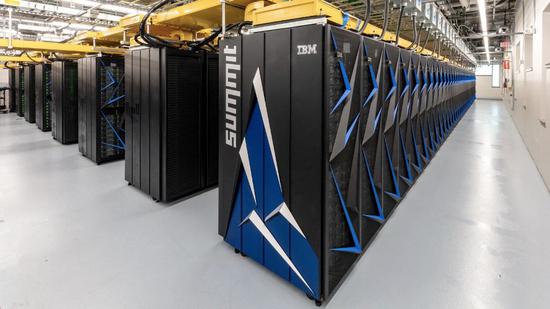 The U.S. Department of Energy's Oak Ridge National Laboratory unveiled Summit as the world's most powerful and smartest scientific supercomputer. (Xinhua/Carlos Jones, Oak Ridge National Laboratory/U.S. Dept. of Energy)