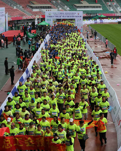 Participants race in the Yanji marathon June 17, 2018. (Photo provided to chinadaily.com.cn）