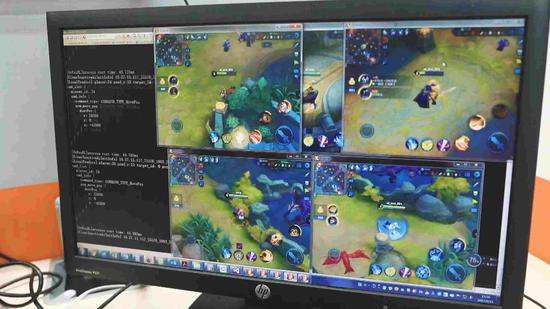 Tencent is training algorithms to play mobile games. /CGTN Photo