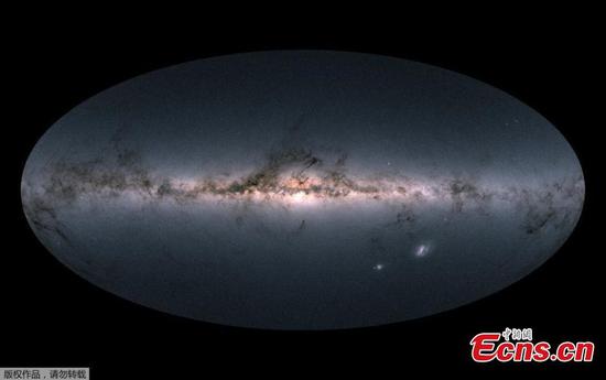 The European Space Agency unveiled a new, highly detailed sky map of the Milky Way Galaxy that showcases the brightness and positions of nearly 1.7 billion stars. It's the most comprehensive catalog of stars to date, and it includes precise details about many of the stars' distances, movements, and colors as well. (Photo/ European Space Agency)