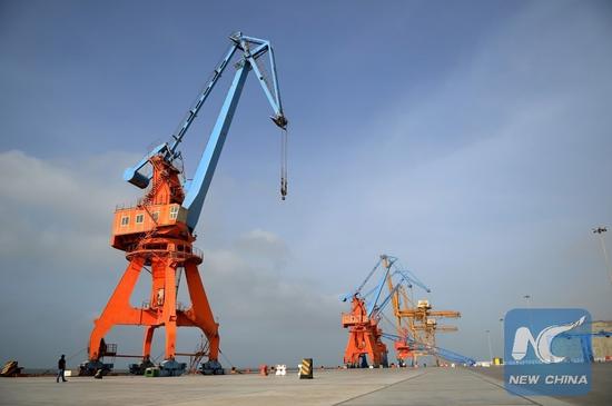 A view of Gwadar Port in southwest Pakistan. /Xinhua Photo