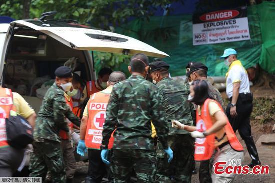 Four boys have exited Thai cave: officials