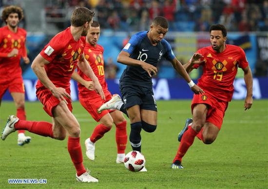 France into World Cup final after 1-0 win over Belgium