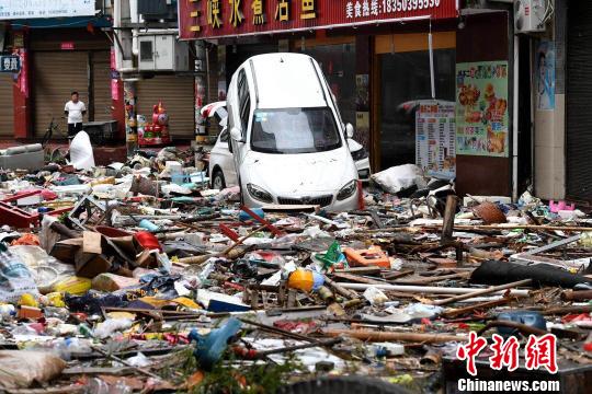 Typhoon Maria wreaked havoc on Xiapu County, Ningde City, East China's Fujian Province. (Photo/China News Service)