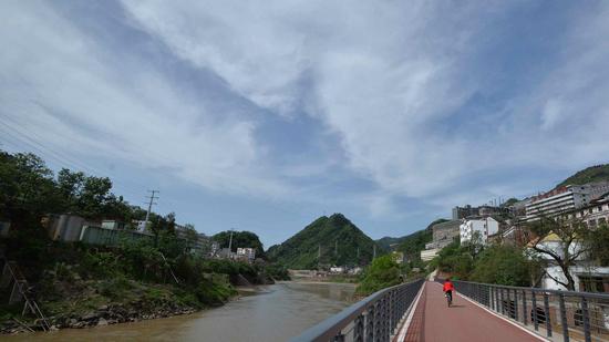 The Chishui River in northwest China's Guizhou Province /CGTN Photo