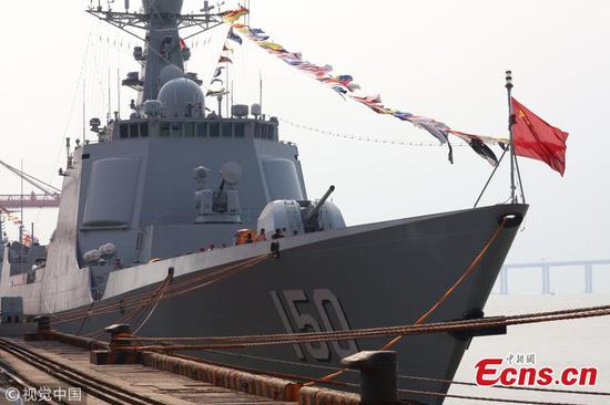 PLA Navy warships open to the public 