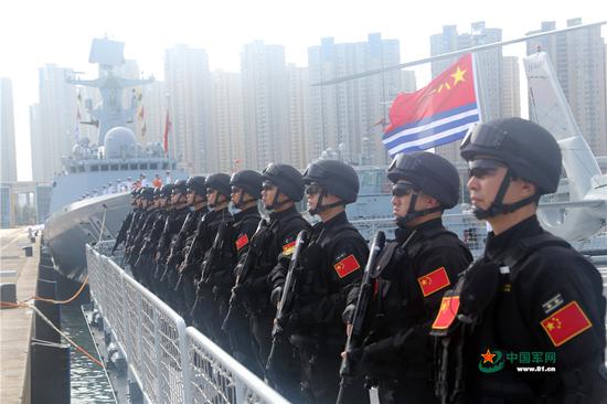30th Chinese naval escort taskforce sets sail for Gulf of Aden