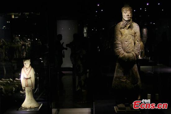 Exhibition shows terracotta figures of two dynasties