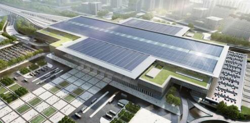 A rendering of the new Fengtai Railway Station. (Photo from the web)