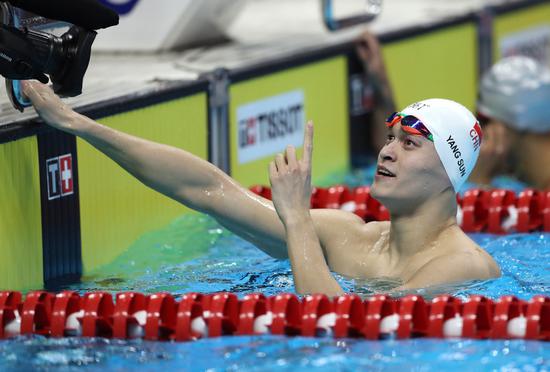 China sweeps Asian Games swimming events