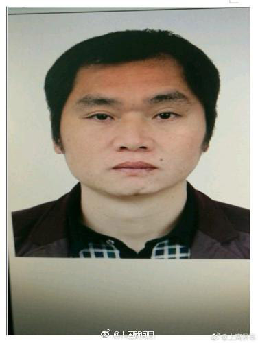A file photo of Kuang Yulin, a man suspected of killing four people in Shanggao county, East China's Jiangxi province. (Photo from web)
