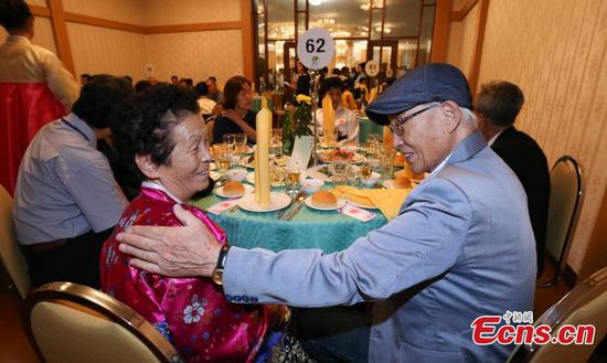 Reunions for separated Korean families in tears, joy