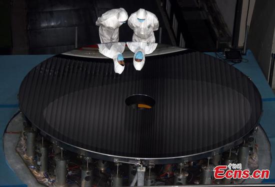 World’s largest SiC mirror blank for telescope made in Changchun