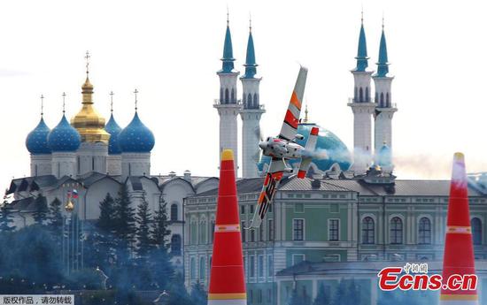 Highlights of master class of Red Bull Air Race in Kazan