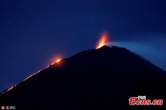 No damage from Guatemala volcano eruption 