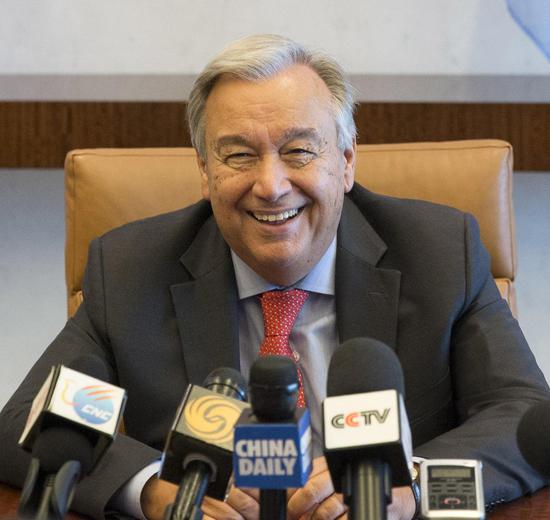 Antonio Guterres, UN secretary-general. （Photo/China Daily）