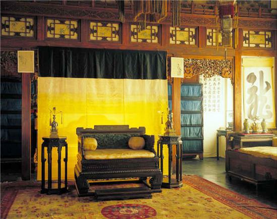 The interior of Yangxin Dian(Photo/The Palace Museum)