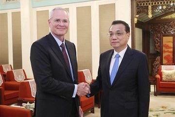 Chinese premier meets ExxonMobil chairman and CEO