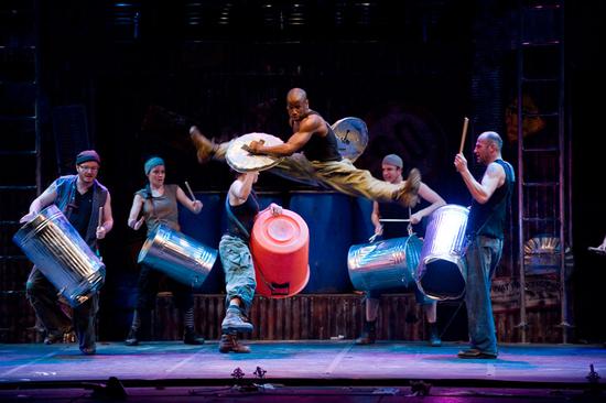 Stomp, a combination of percussion, action and comedy, will return to China with a five-city tour, including of Beijing, Shanghai and Guangzhou. (Photo provided to China Daily)
