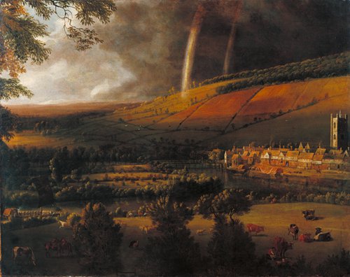 Landscape with Rainbow, Henley-on-Thames by Jan Siberechts (Photo/Courtesy of the National Art Museum of China)