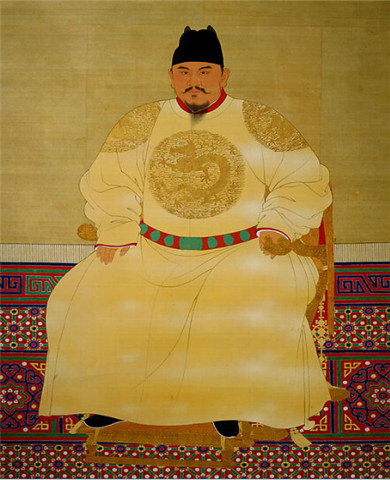 A portrait of Ming Emperor Zhu Yuanzhang. (Photo/gmw.cn)