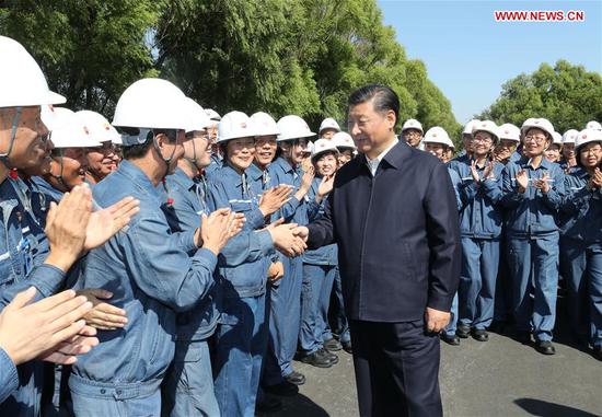 President Xi Jinping inspects Liaoning