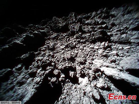 Japan’s space rover releases new photos of asteroid surface 