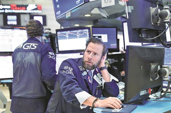 A stock market panic that started on Wall Street. (Photo provided to China Daily)