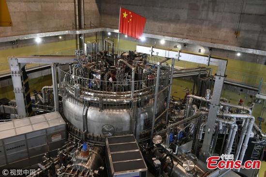 China's 'artificial sun' achieves temperature of 100 million degrees 