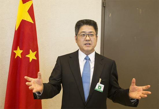Chinese Vice-Foreign Minister Le Yucheng is seen in this file photo taken on Nov 7, 2018. [Photo/Xinhua]