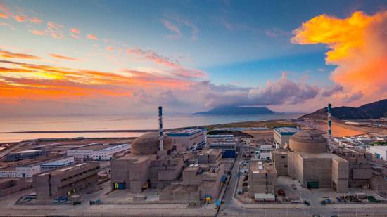 China General Nuclear Power Group and French energy company EDF Group announced on Friday in Beijing that the unit one reactor of the Taishan nuclear power plant had successfully completed a 168-hour demonstration operation. (Photo provided to chinadaily.com.cn)