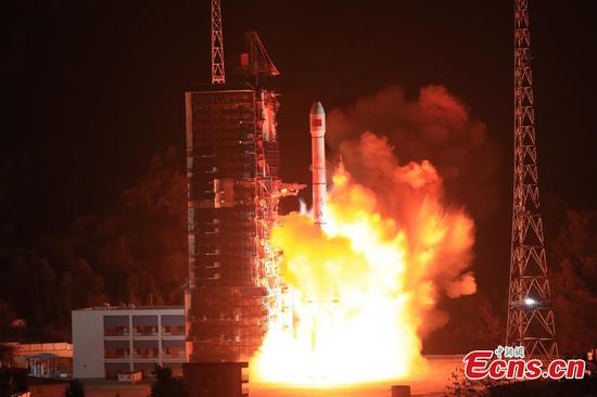 China launches telecommunication technology test satellite