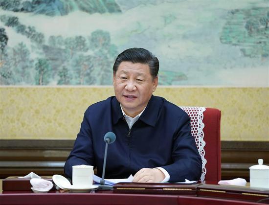 Xi Jinping, general secretary of the Communist Party of China (CPC) Central Committee, presides over a meeting convened by the Political Bureau of the CPC Central Committee in Beijing, capital of China. The meeting was held in Beijing from Dec. 25 to 26, 2018. (Xinhua/Xie Huanchi)