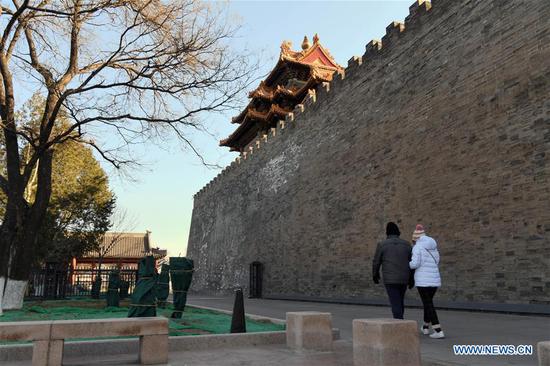 Palace Museum opens area between Gate of Shenwu and Gate of Donghua