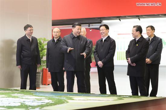 Xi Jinping inspects Xiongan New Area