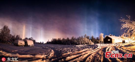 Amazing northern lights captured in Sweden