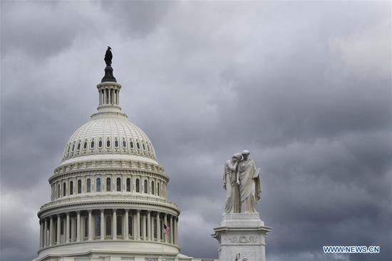 Capitol Hill is seen in Washington D.C., the United States, on Jan. 24, 2019. (Xinhua/Liu Jie)