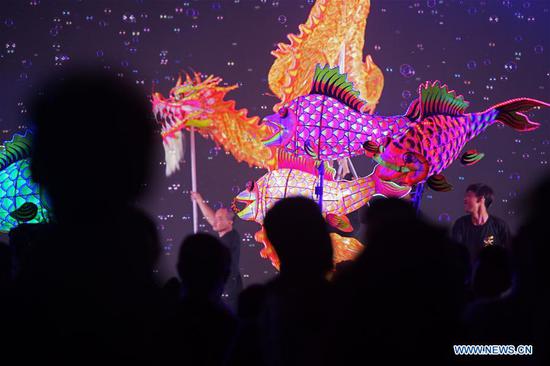 Chinese New Year celebration show rehearsed in Singapore